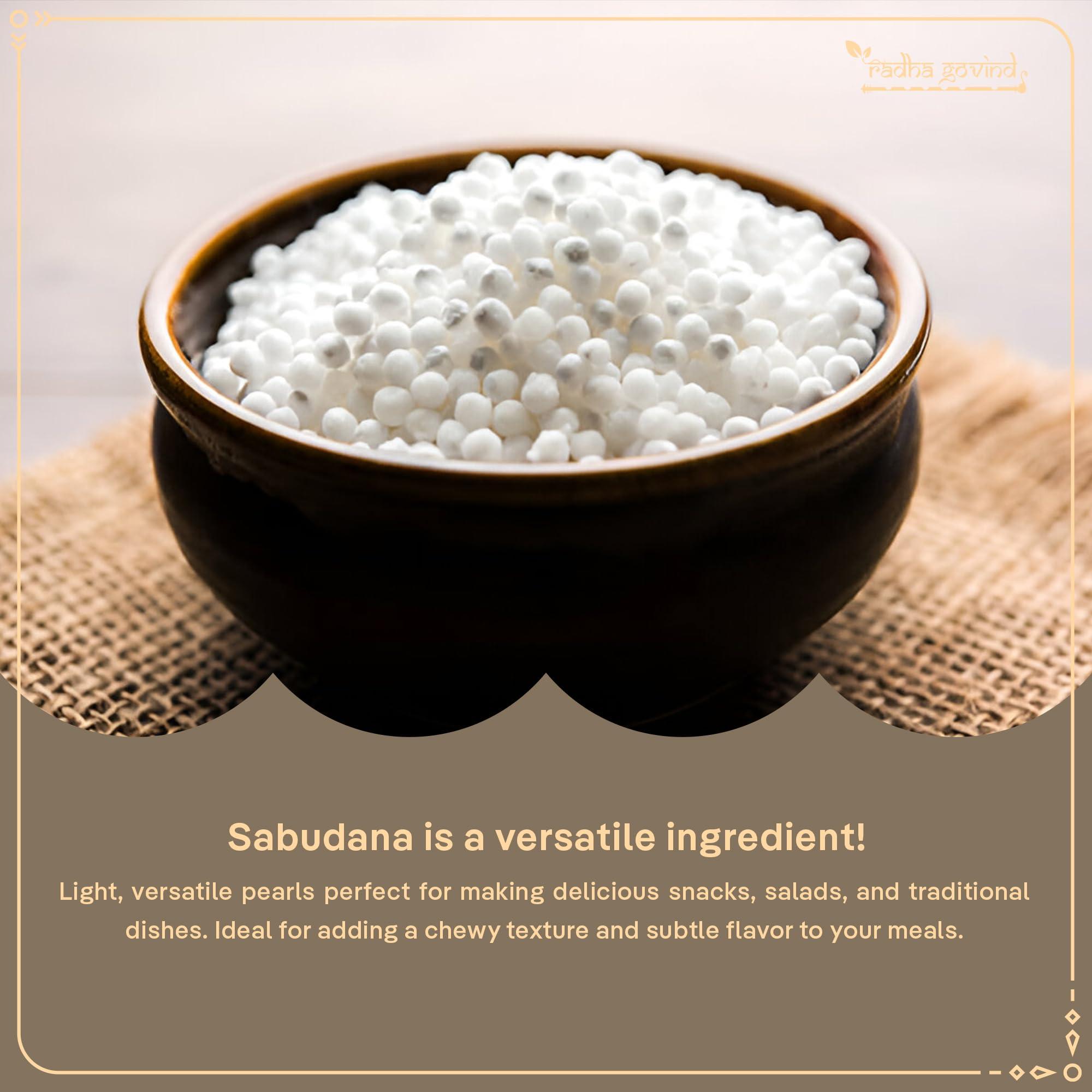 Radha Govind Radha Govind Organic Sabudana | Sago | Tapioca (800)