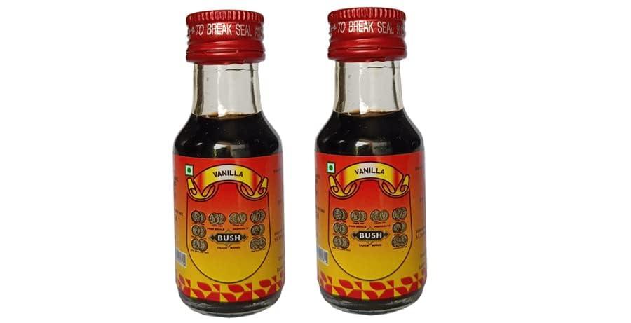 eVasavamba IFF Bush Vanilla Essence | Flavouring Agent | Culinary Essence | Vanilla Dark | Vanilla Extract | A++ Grade, 28ml (28ml x 10 Pcs)