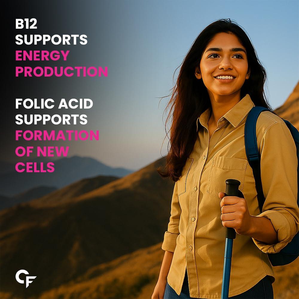 Carbamide Forte Carbamide Forte Vitamin B-Complex Tablets - 100% RDA for B Vitamins with B1, B2, B3, B5, B6, B9 & Vitamin B12 | Vitamin B Complex Supplements for Women & Men - 120 Vegetarian Tablets (Pack of 2)