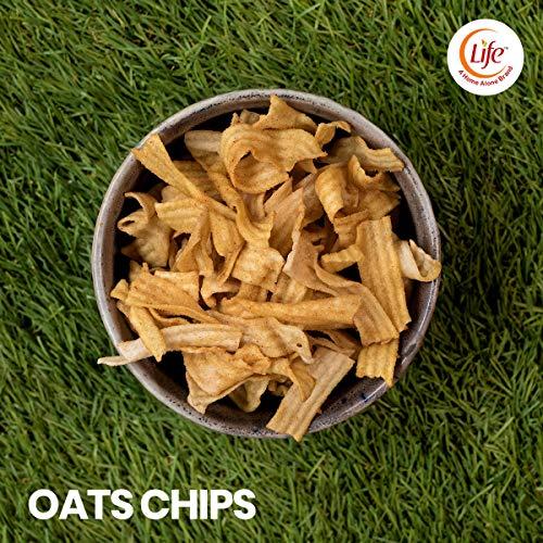 Life Life Gluten Free Oats Chips - Cream & Onion (Pack of 3) Each-100g - Healthy Munch Anytime Snack