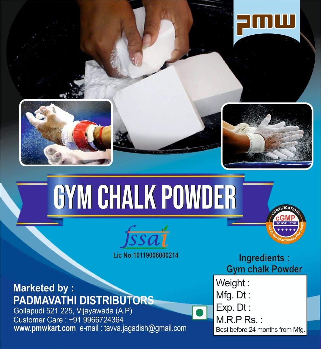 pmw Pmw - Gym Chalk Powder - 100 Grams - Rock Climbing Chalk - Power Lifting - Crossfit - No Slip - Pure Magnesium Carbonate