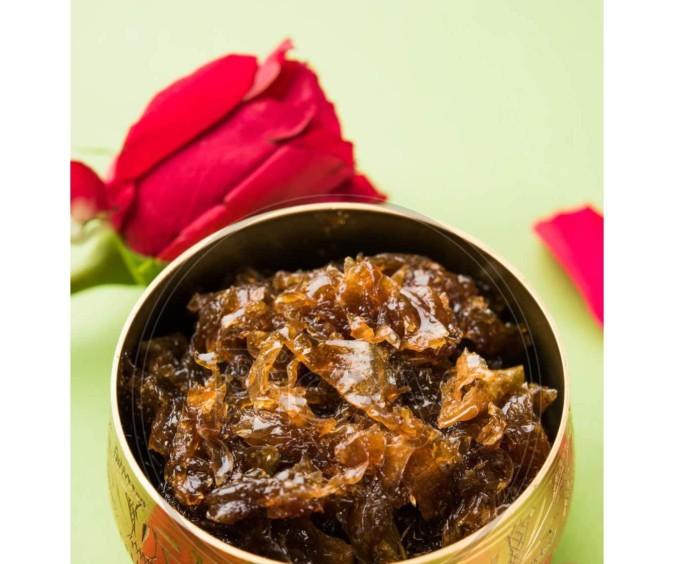 GHOTARAM GHOTARAM Gulkand Prepared Using Haldighati’s Chaitri Roses (Organic Himalayan Rose Petal Jam) Rich In Calcium and Antioxidants-450g(150g*3Pac)