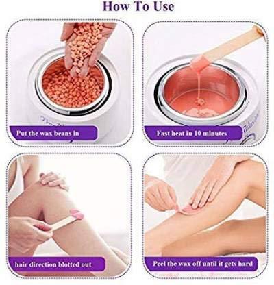 VASTU CREATION VASTU CREATION PRO-WAX 100 Hot Wax Heater/Warmer Salon Spa Beauty Equipment for Hard Strip Waxing 400ML With 10 Wooden Stick