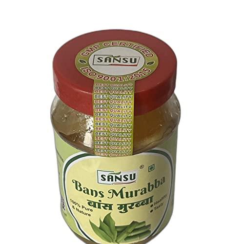 SANSU SANSU Homemade Bamboo Murabba Helps Increasing Height Growth | Bans Ka Murabba 500 gm Pack | Bamboo Shoots Murabba Good for Health