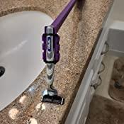 Ape Scrape Razor Extender/Extension handle patented to hold any size or style razor. Made in USA