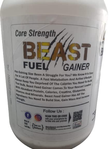 At nutrition CSL Beast Fuel Gainer (Chocolate, 2.2lbs) Pack of- (Chocolate, 1)