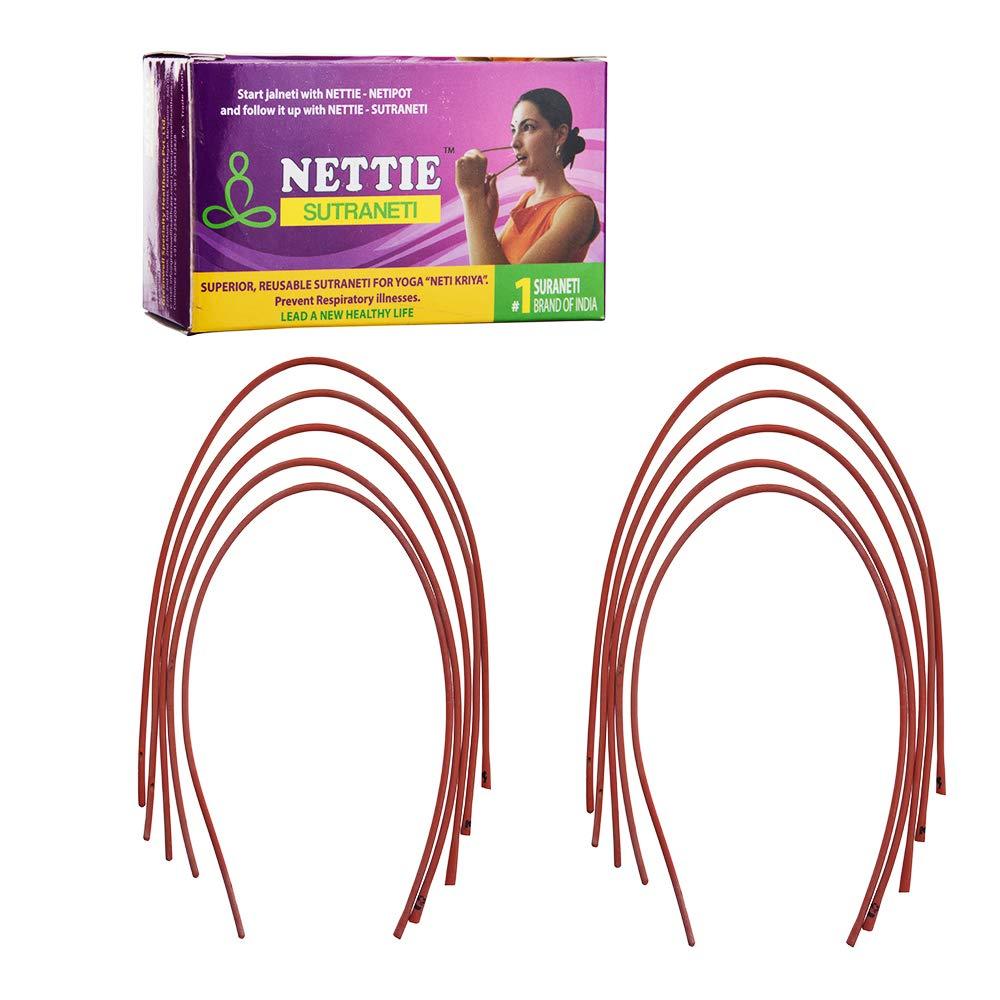 NETTIE NETTIE Sutraneti Size 3 rubber catheter for Sutra neti kriya Pack of 10
