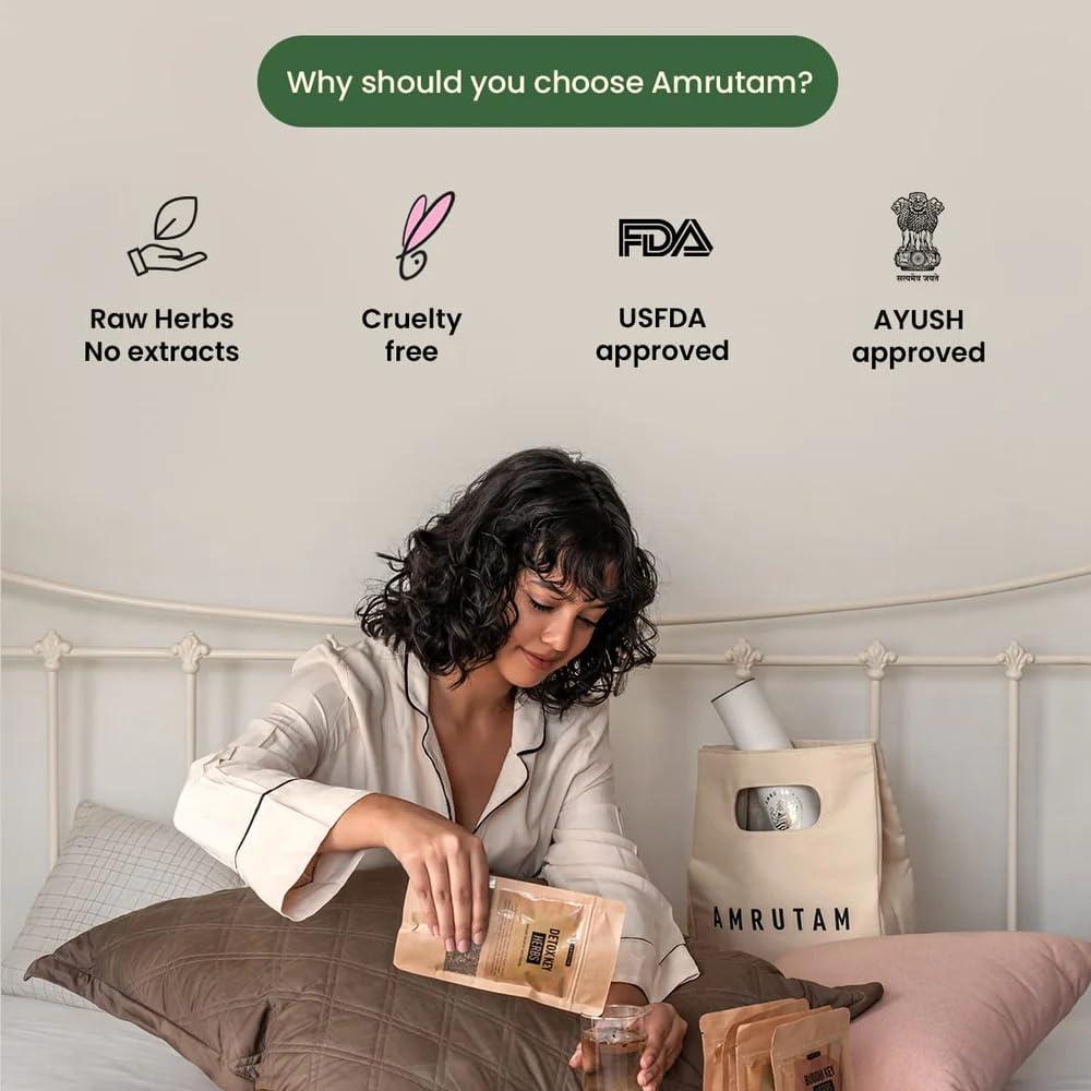 AMRUTAM AMRUTAM Buddhikey Herbs with Brahmi, Jatamansi, Shankhpushpi