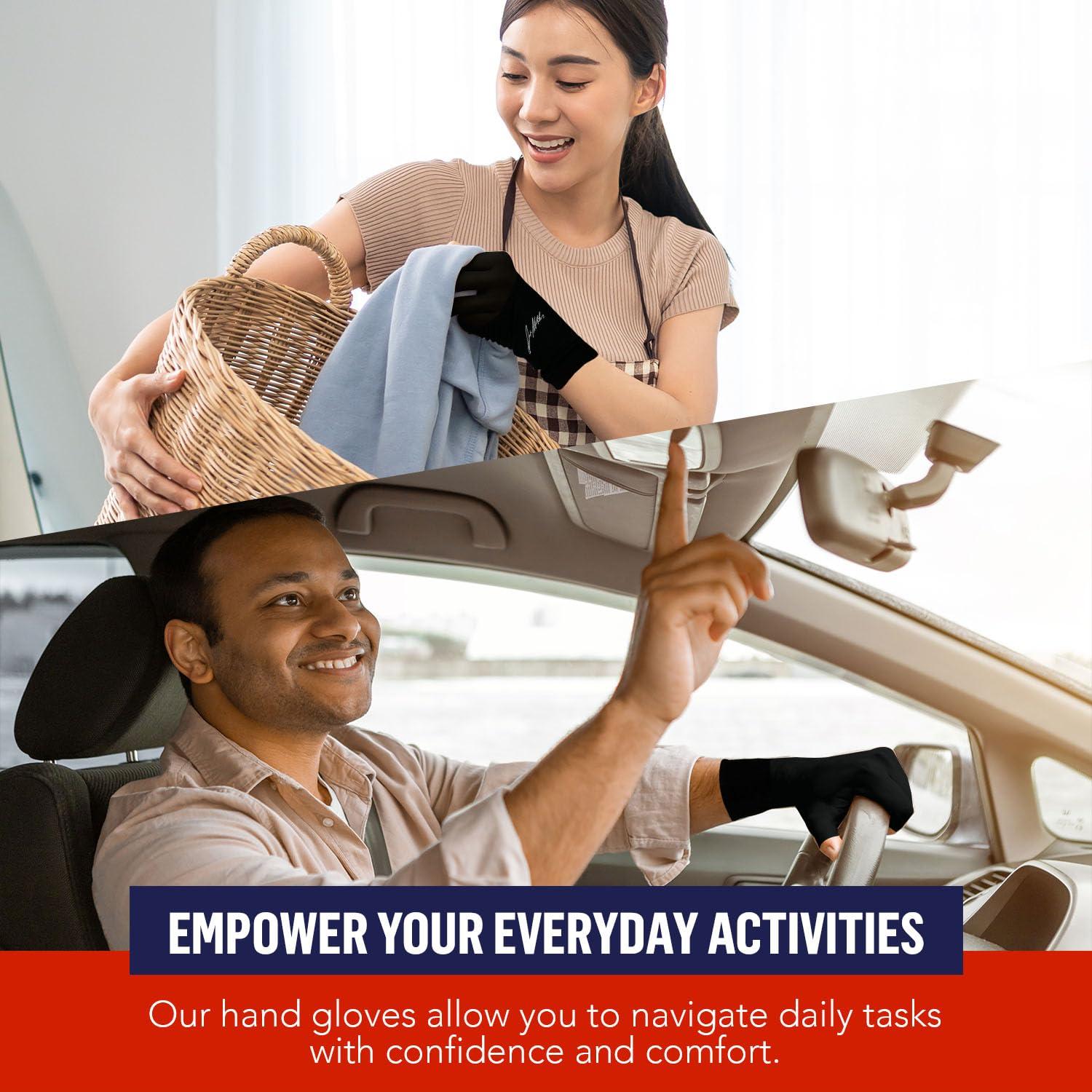 Dr. Arthritis Doctor Developed Copper Gloves Compression Gloves For Arthritis and DOCTOR WRITTEN HANDBOOK -Relieve Arthritis Symptoms Raynauds Disease Carpal Tunnel M M