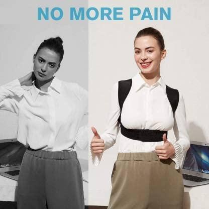 DEALBUTH DEALBUTH Premium & Adjustable Upper Back Brace Posture Corrector For Clavicle To Support Neck, Back and Shoulder & Best Device to Improve Bad Posture For Men & Women (Free Size)