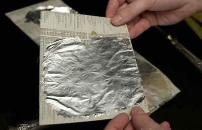 Being Marwari Being Marwari Chandi Vark/German 100% Pure World's Finest Silver Leaves - 10 Leaves