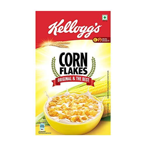 Kellogg's Kellogg's Combo, Kellogg's Muesli with 21% Fruit and Nut Pouch, 500 g and Kellogg's Corn Flakes Original, 475g