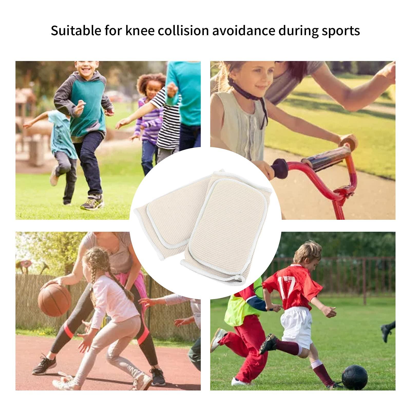 Shanrya Knee Pads, Firm Flexible Knee Pad Basketball Sponge Pad for Sports(White)