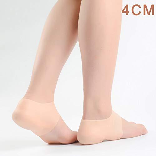 Generic 1 Pair Invisible Height Lift Heel Pad Sock Liners Increase Insole Pain Relieve For Women Men
