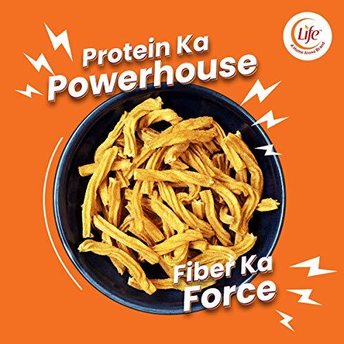 Life Life - SOYA Sticks (Schezwan Flavour) 150g Each (Pack of 3) - SOYA Snacks, Healthy Munchies, Party Snack, Protein Snack
