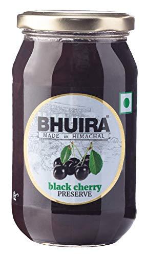 Bhuira Bhuira|All Natural Jam -Strawberry & Rosemary Preserve,Black Cherry Preserve,Bitter Orange Marmalade,Apple and Cinnamon Jelly- -240g Each|No Added preservatives|No Artifical Color Added|Pack of 4