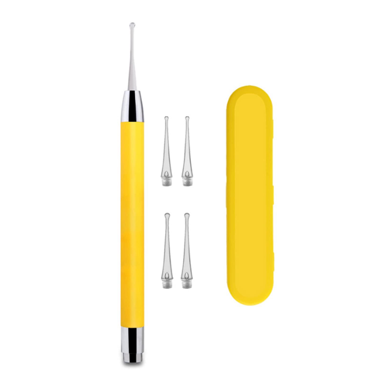 AIXING Baby Ear Wax Cleaner LED Light Ear Cleaning Earpick Earwax Remover Lnous Ear Curette Light Spoon Health for Adults & Kids