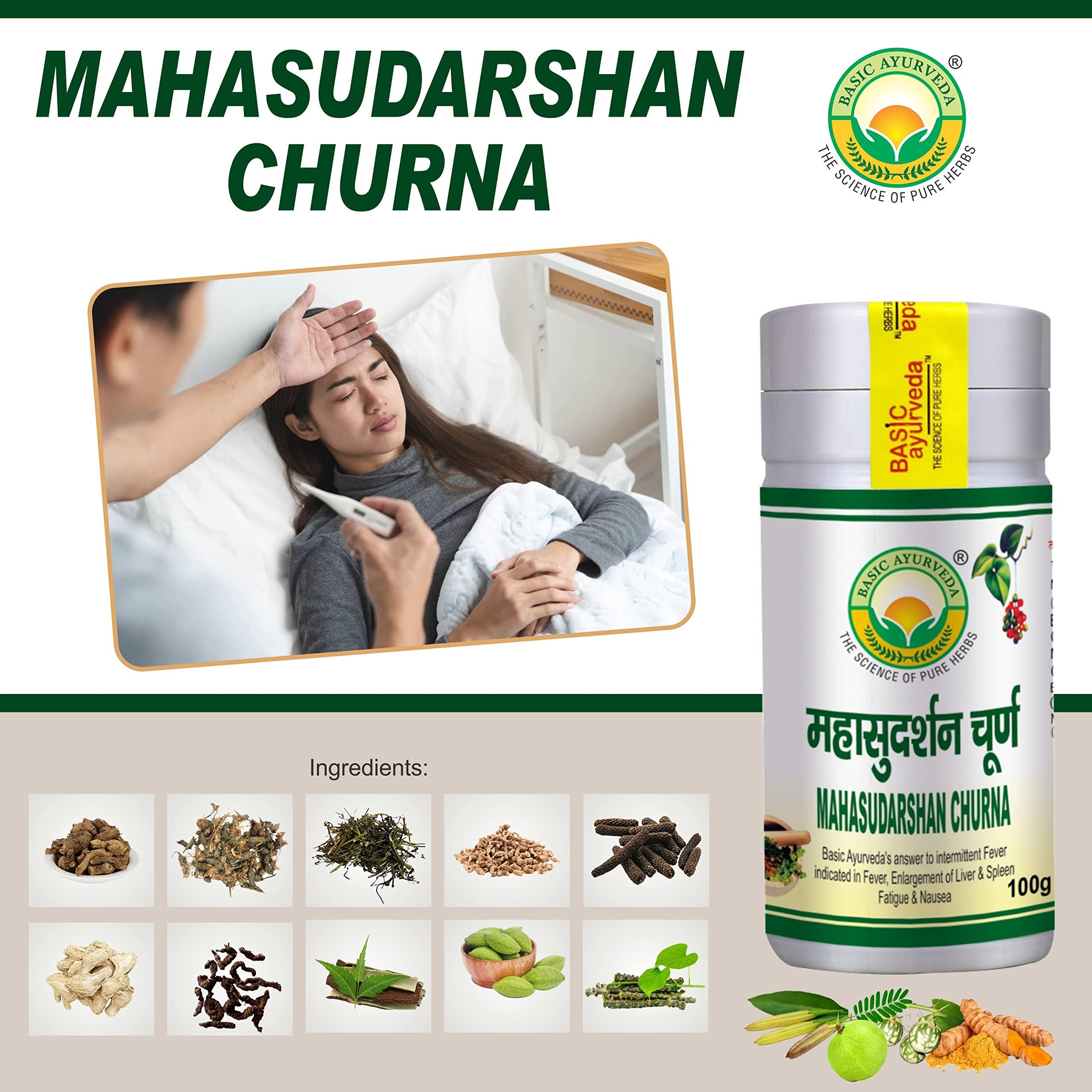 BASIC AYURVEDA mahasudarshan churna