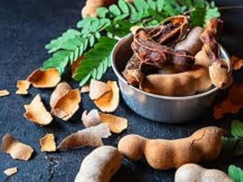 YAMKAY Yamkay Fresh Tamrind Slab Puli Imli Tamarindus Indica Seedless Tamarind Block 1 Kg