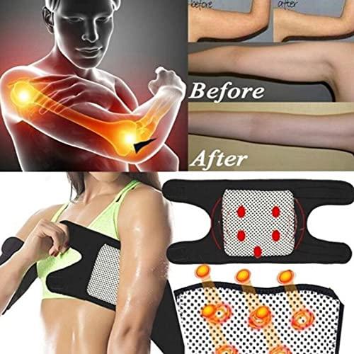 Generic Women Arm Shaper Magnetic Self-Heating Arm Elbow Support Compression Sleeve Pain Relief Cellulite Slimming Wrap Belt Bandage
