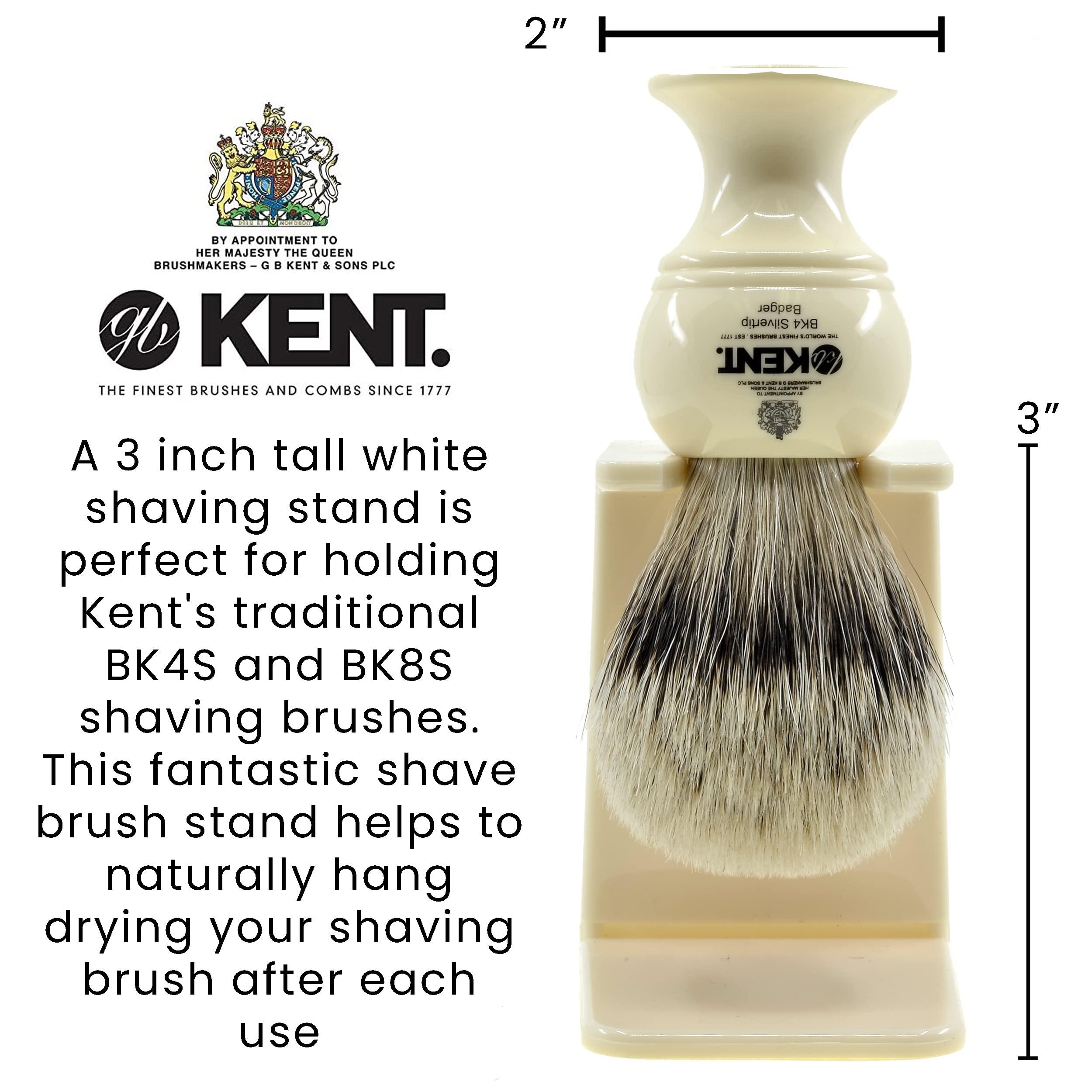 KENT KENT VSB5 Mock Ivory Shaving Brush Stand