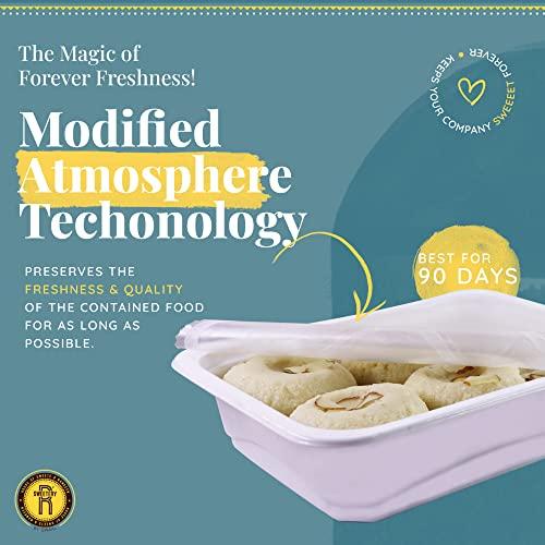 R’SWEETERY R’Sweetery Rajwadi Penda Sweet | Traditional Mithai for Gifting Purpose | Indian Sweets | Indian Mithai Gift Pack | Sweets Gift Pack For Any Occasion - 250g