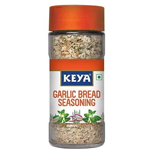 KEYA Keya Combo of Piri Piri Exotic Spices Mix 80gm, Garlic Bread Seasoning 50gm, Pack 2