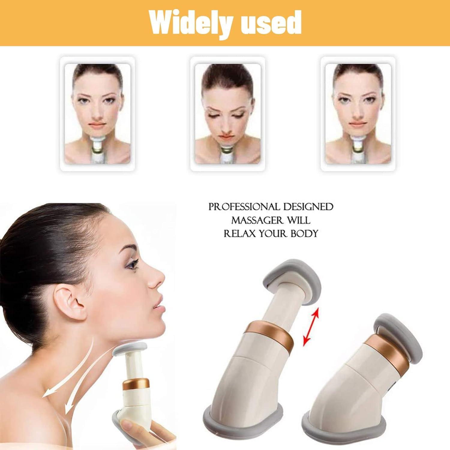 Aarna sales coporation Koroind Neckline Slimmer Anti-Aging Massage & Toning Equipment Double Chin Reducer, Face Lift Manual Massager Portable Neck Toner Genie Elite Neckline Slimmer Jawline Shaper for Men Women