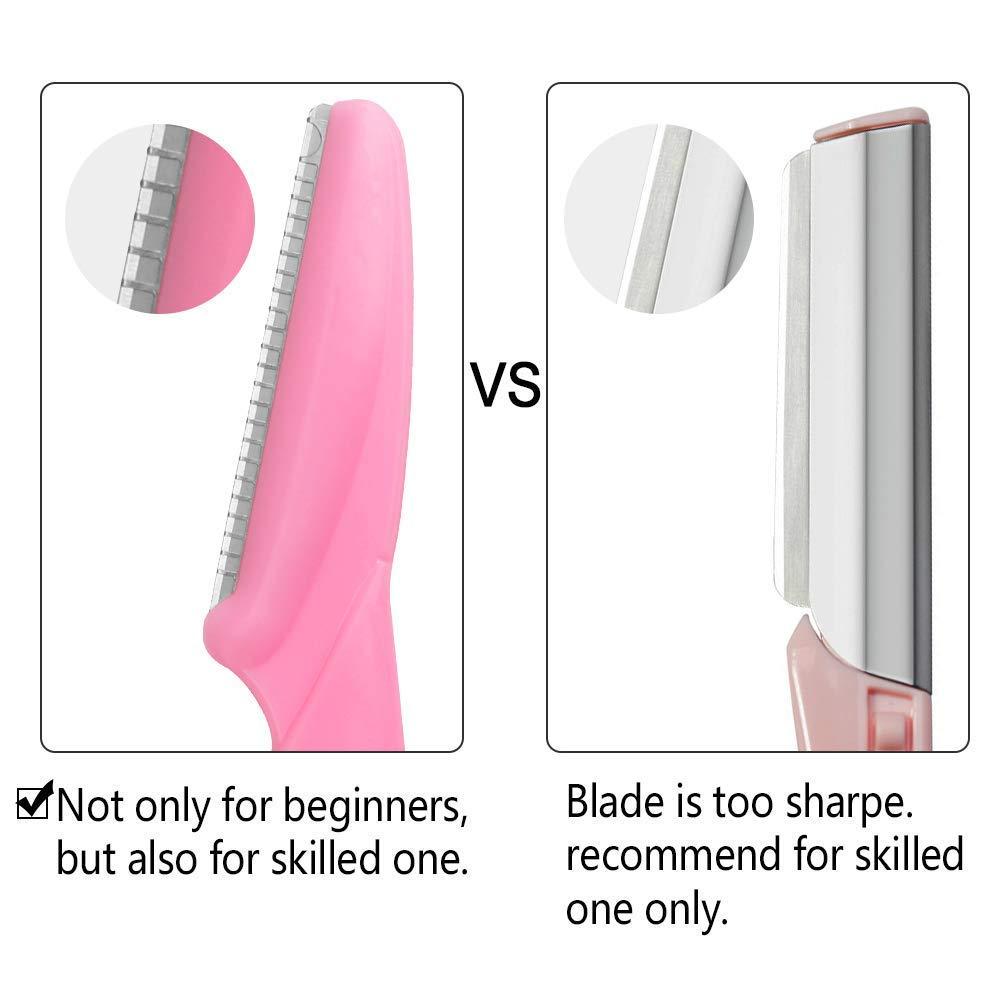 CHEM-AB ENTEREPIRSE CHEM-AB ENTEREPIRSE Eyebrow Razor Precision Sharpness for Trimming and Shaping Eyebrows - Multipurpose Exfoliating Face Razor and Under Arms and Under Leg Razor