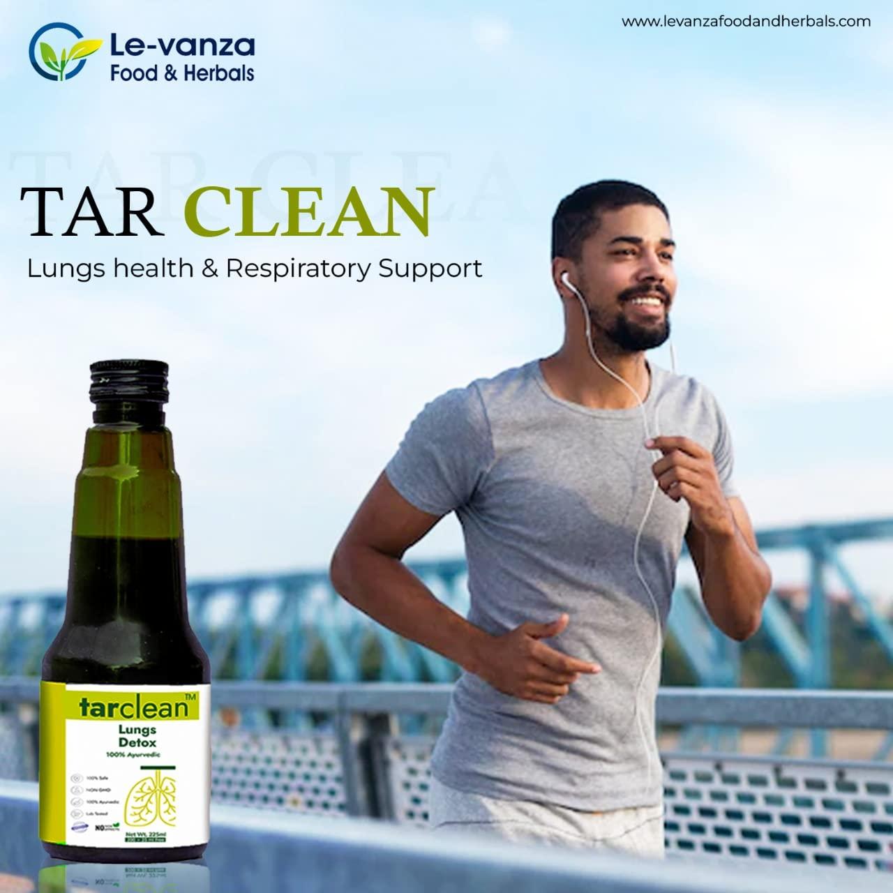 Le-vanza Food & Herbals Le-Vanza Food & Herbals Lungs lung Tar Clean Syup | Detox For Smokers, pollution Cleanse | Lung detox | Removes Tar from Lungs| Lungs Detox Herbal Supplement | Lungs Cleanse Detox 225ml(pack of 1)