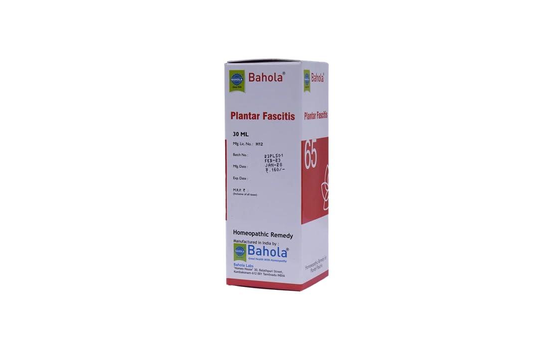 Bahola Bahola Plantar Fascitis Drops 30ml | Heel Pain Relief | Plantar Fasciitis Support | Reduces Heel Aggravation | Treatment for Heel Spur | Individualized Back Pain Treatment, Pack of 1