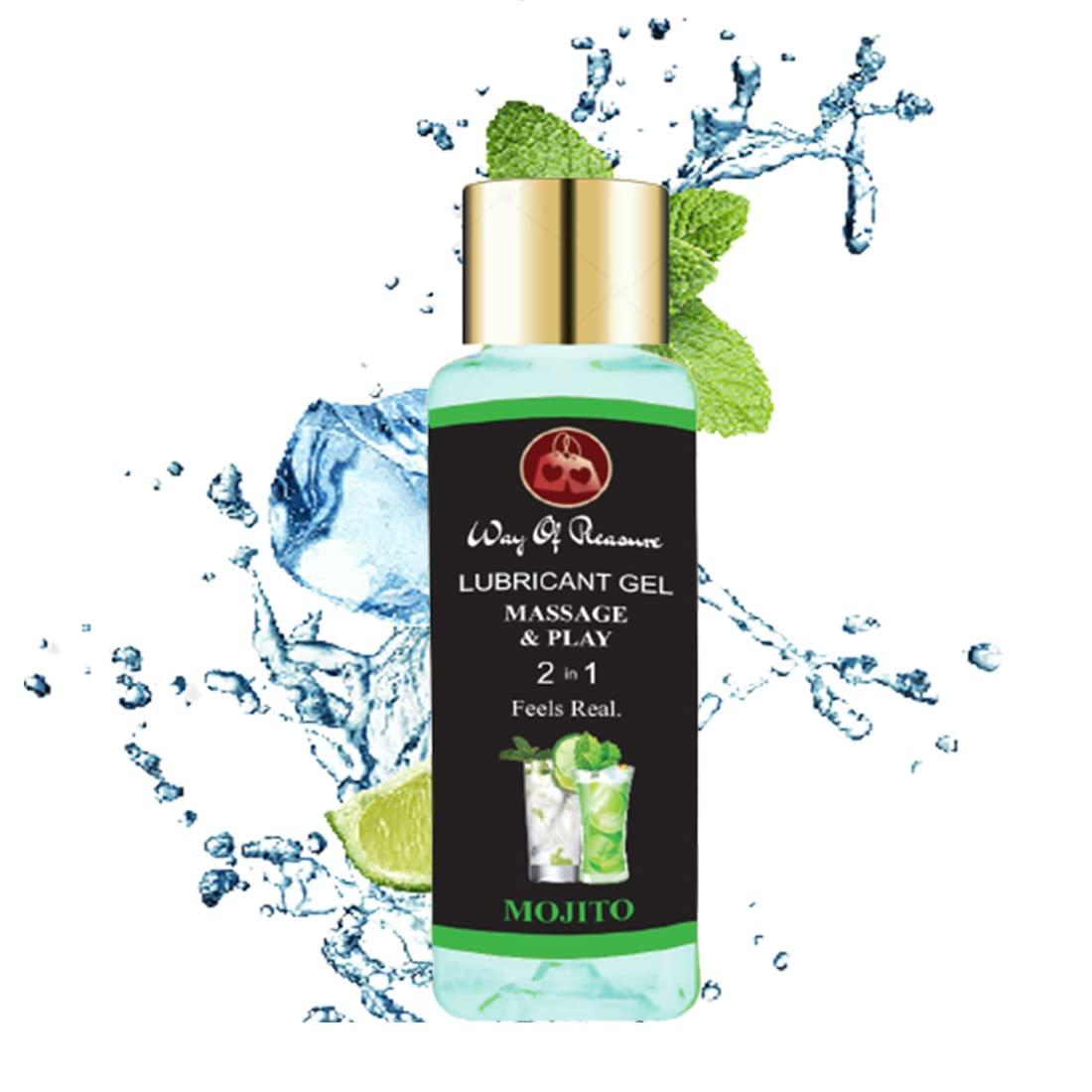 Way Of Pleasure Way Of Pleasure Lube Flavoured Lubricant Gel-50Ml|Water Based Lube|Mojito