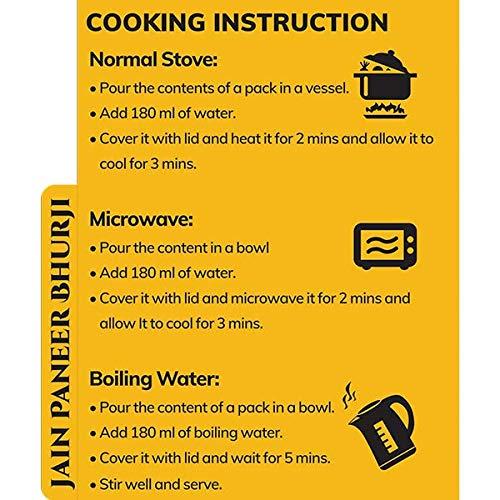BOWLFUL BowlFul Jain Paneer Bhurji, 70 GMS, Protein Rich Paneer with Spices and Vegetables Without Onion and Garlic. 100% Natural, Freeze Dried Food
