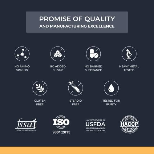 Nutrabay Nutrabay Gold 100% Whey Protein Isolate with Digestive Enzymes - 25g Protein, 5.8g BCAA, 4.3g Glutamic Acid - 500g, Café Mocha