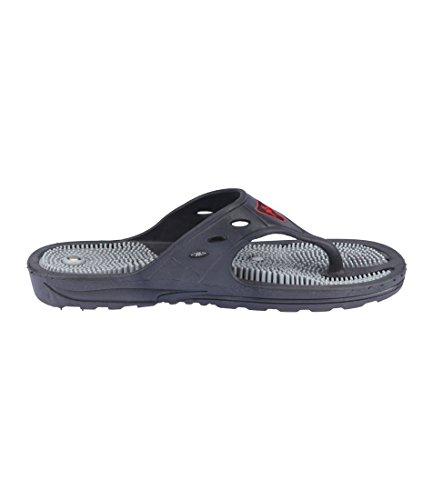 Super India Store Super India Store Acupressure Slippers Sandals (Unisex) for Pain Relief & Total Health Care (GH-01- GREY -SIZE-06)