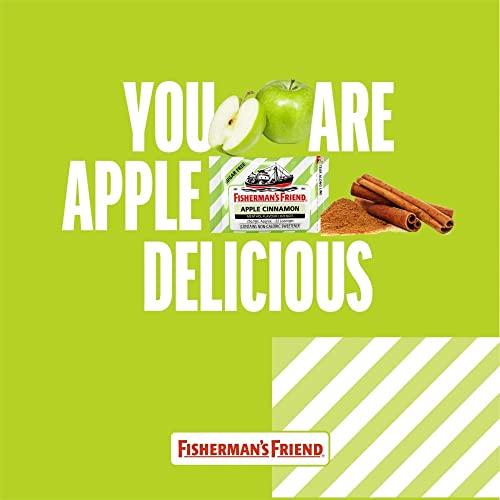 Fisherman's Friend Fisherman's Friend Sugar Free Mouth Freshener - Apple & Cinnamon - Fresh and Fruity Lozenges 25g (Pack of 24)