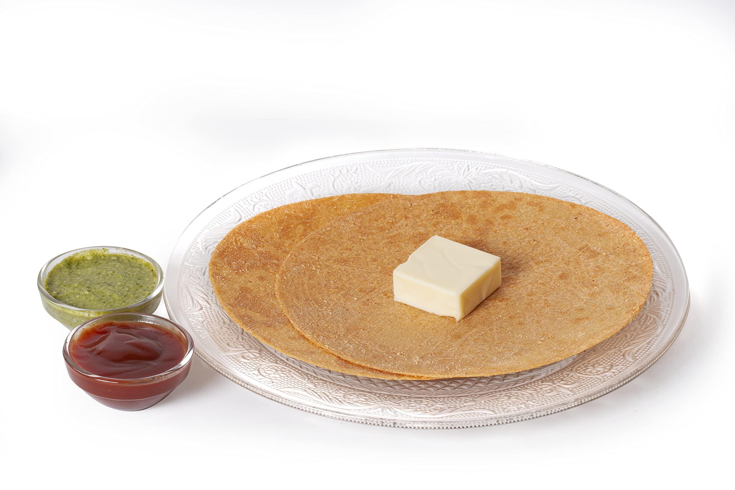 KANIDHA Kanidha Punjabi Tadka Khakhra, Mathiya Khakhra, Masala Khakhra and Tangy Tomato Khakhra, 800 Grams (Pack of 4)