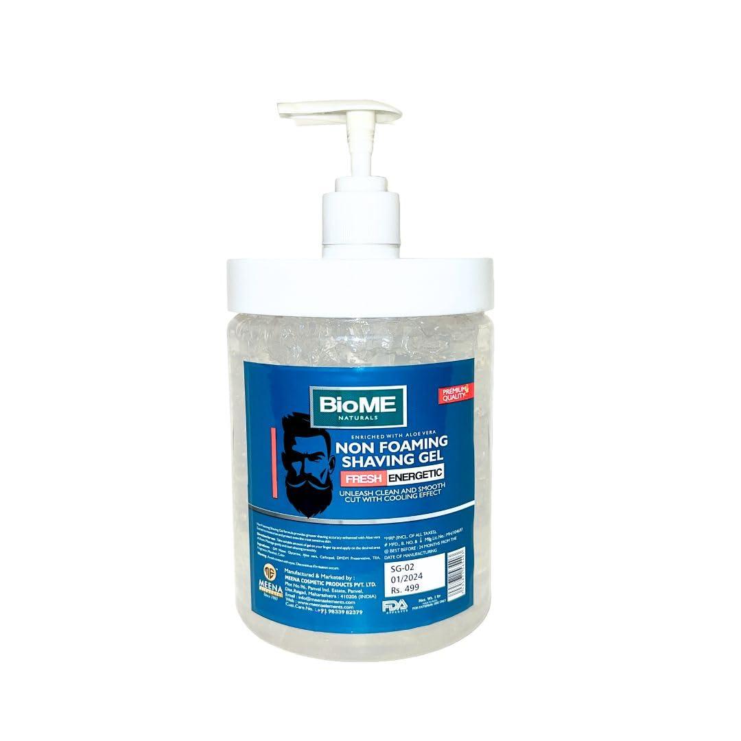 Generic BioME NATURALS Non Foaming Shaving Gel (Enriched with Aloe Vera) 1 Litre