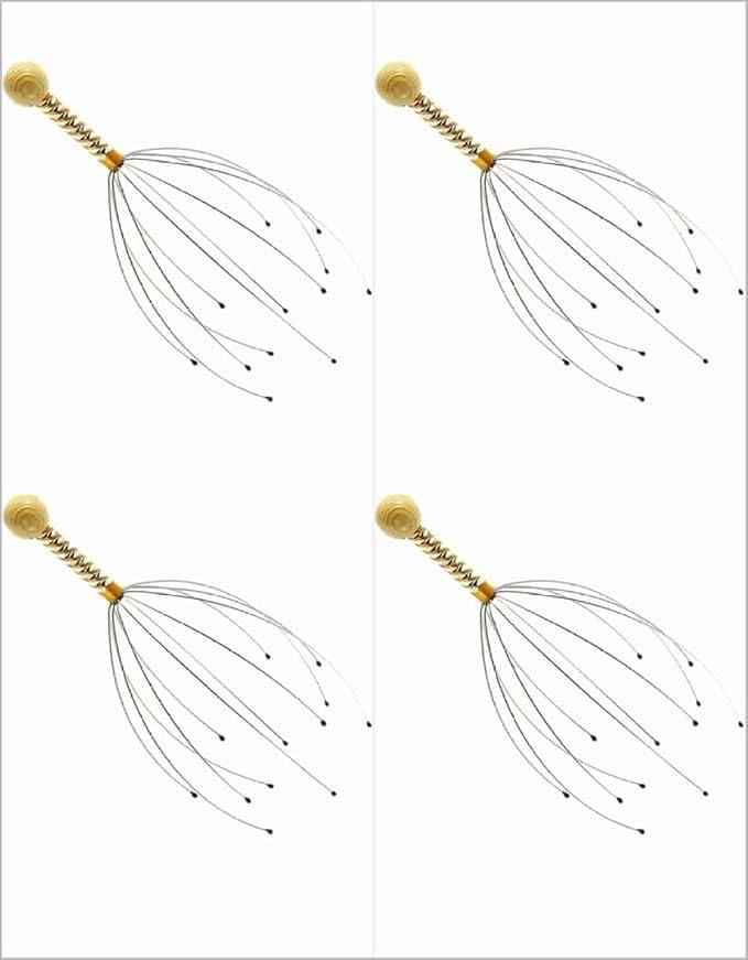 Generic Scalp Massage Machine Head Massager Scalp Scratcher 12 Fingers Head Scratcher For Head Massage Body Relaxing Hair Massage