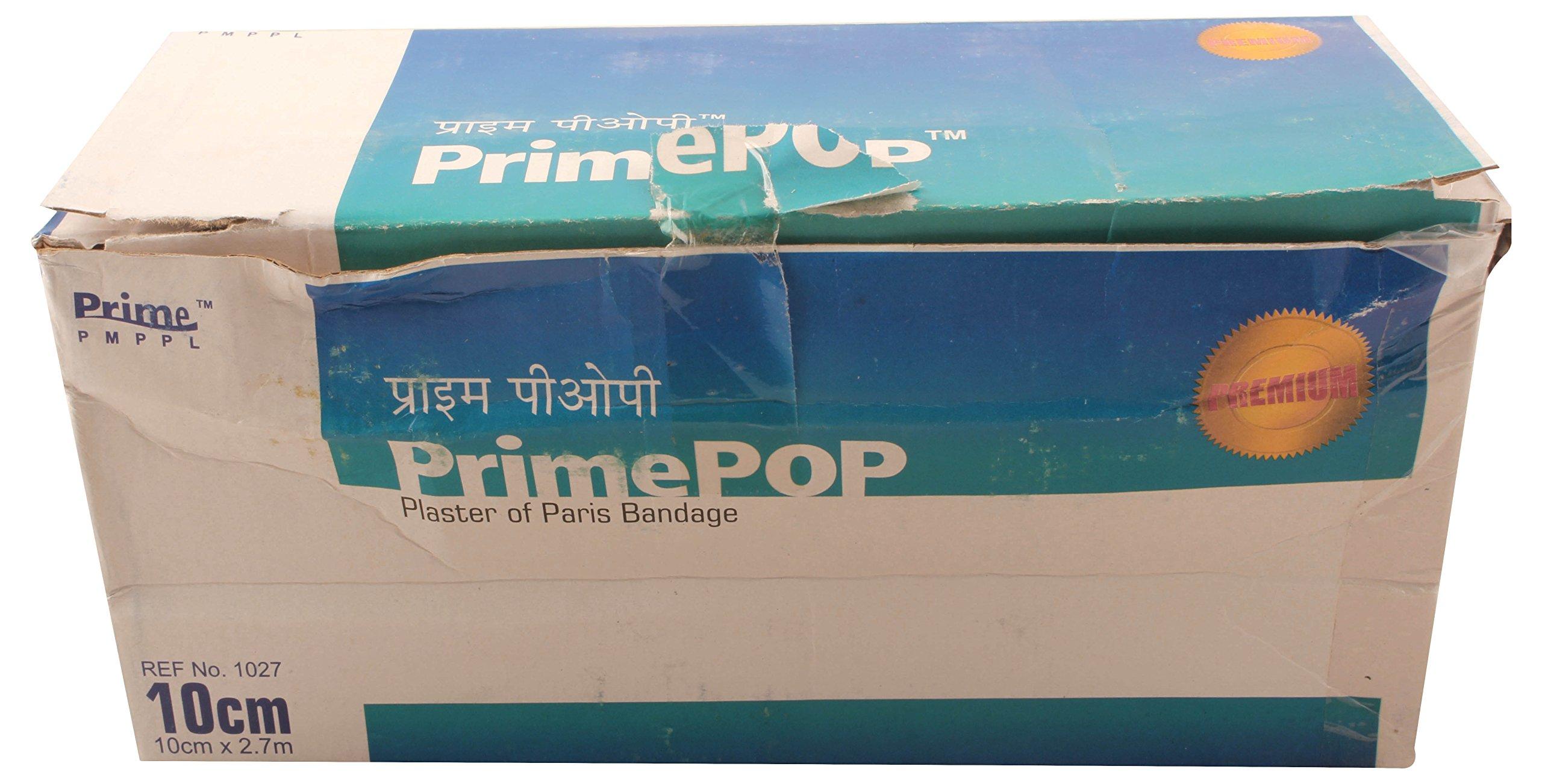 PRIME POP Prime POP Plaster of Paris Bandage BP(Premium) - 10 cm (White, Set of 12)
