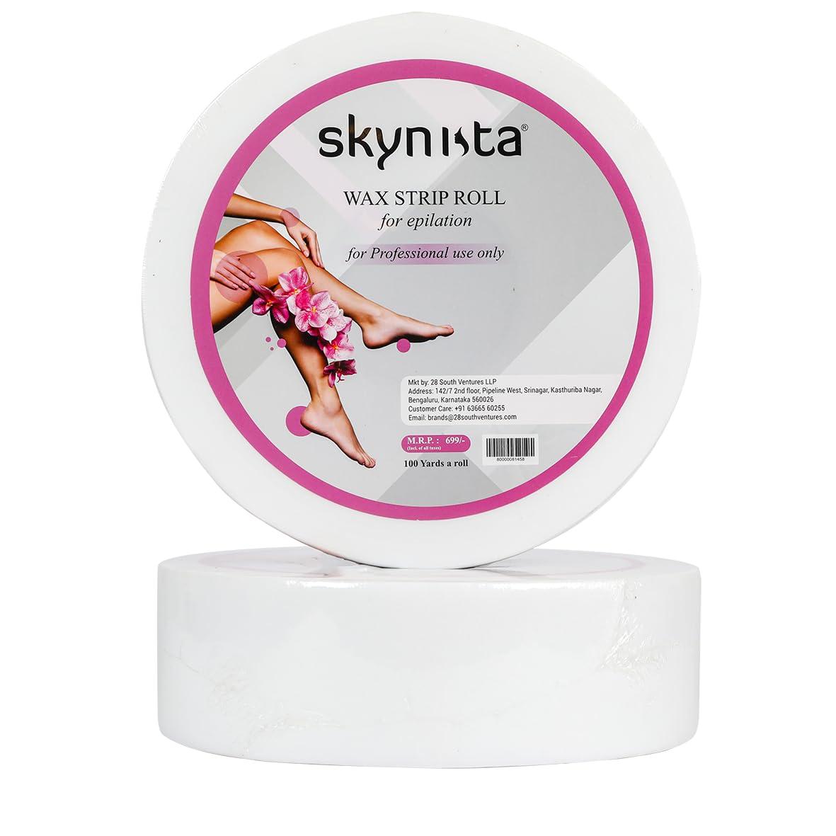 SKYNISTA Skynista Wax Strips Roll | Hair Waxing Strips | Hair Removal Waxing Strip - (100 yards)