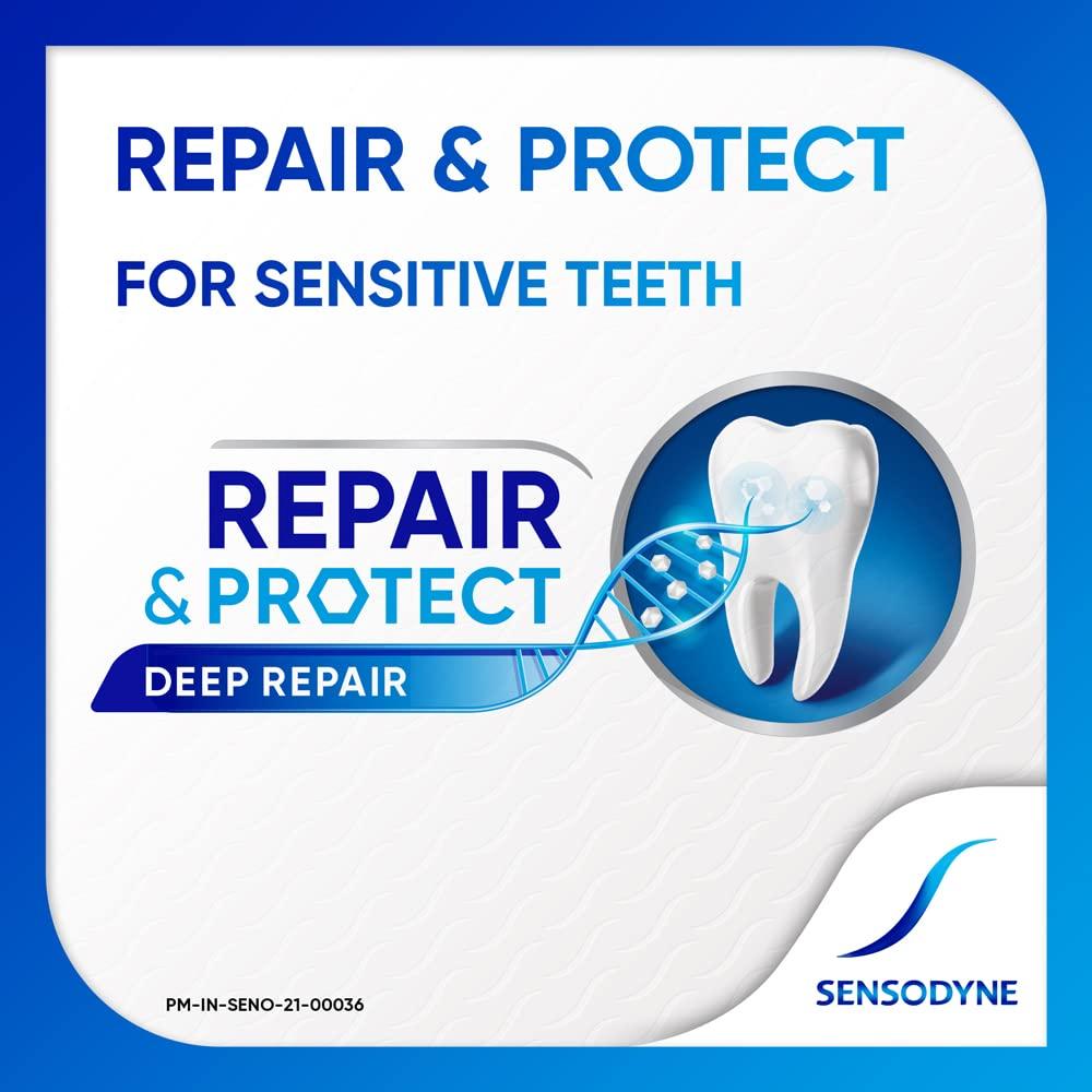 Sensodyne Sensodyne Repair & Protect - 100g | Toothpaste for deep repair of sensitive teeth (Pack of 2)