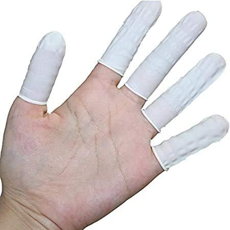 pmw Pmw - Finger Shield - Finger Protector - Reusable - Pack of 130 - Finger Balloon - Disposable Latex Finger Cots(Reusable Rubber Finger Tips)