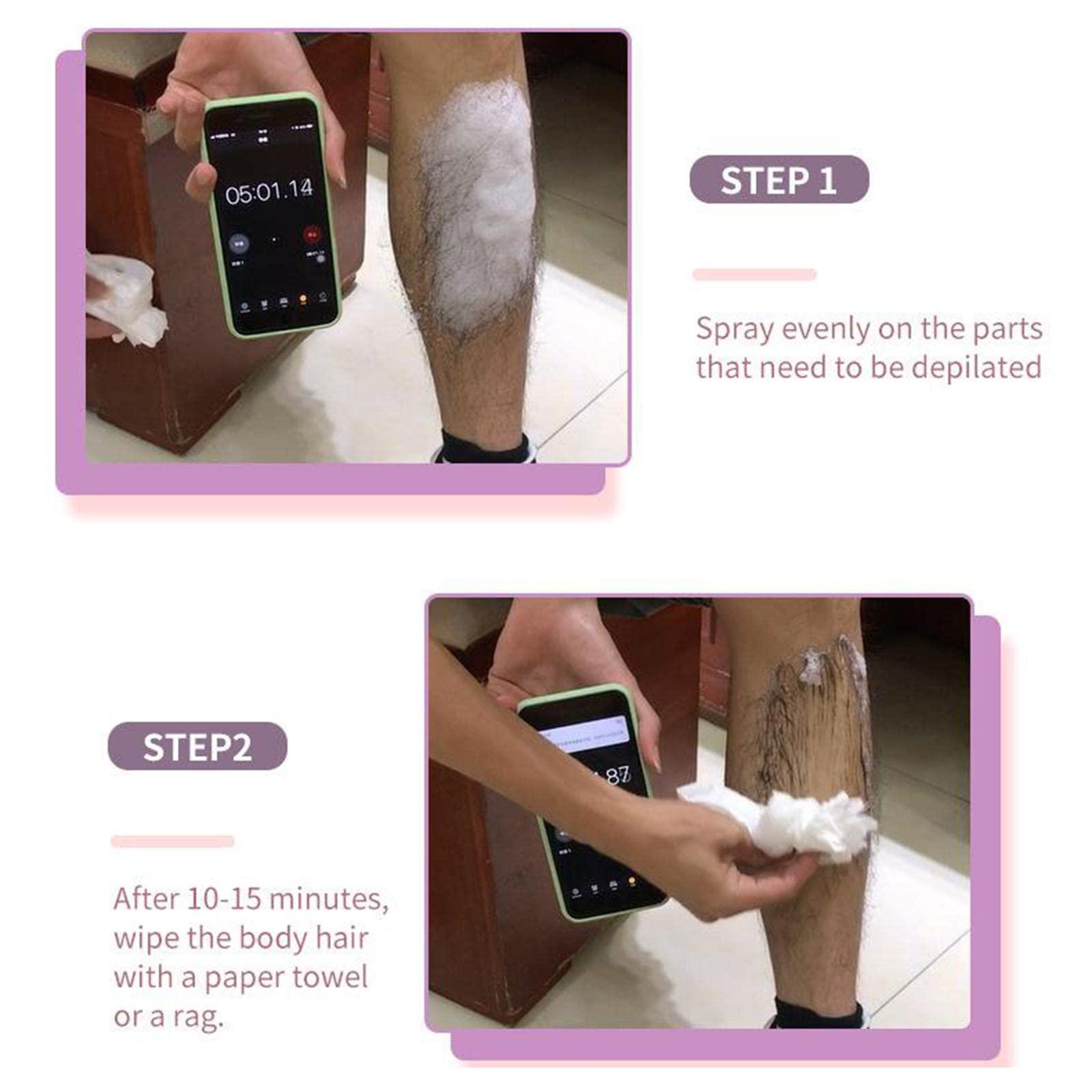 CALANDIS CALANDIS 150Ml Hair Removal Bubble Cream Hair Remover Spray Depilatory Painless