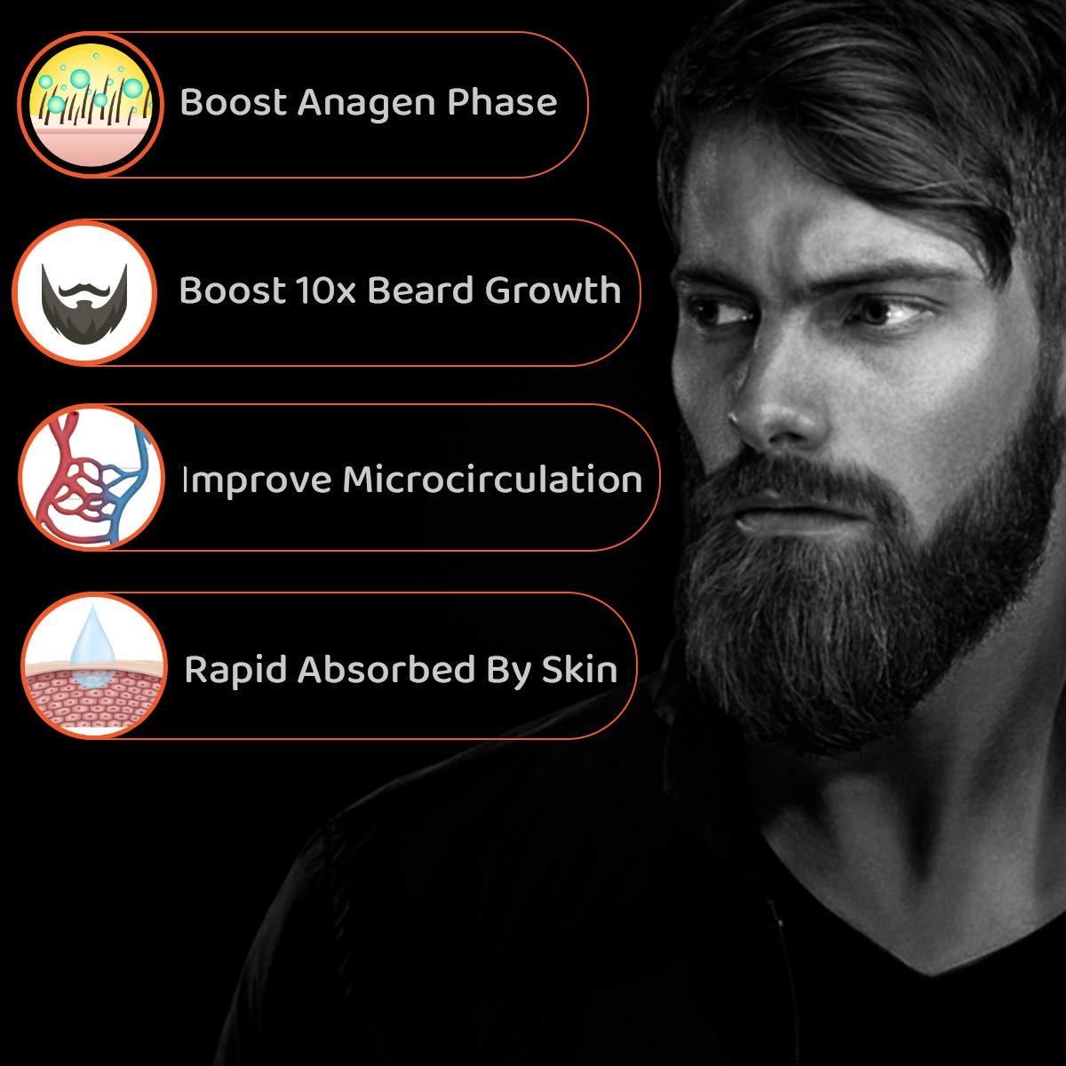 Fantraa Fantraa Beard Growth Cream - 50 Ml - Best Beard Cream for Patchy and Uneven Beard with Coffee Bean & Onion Extract- 100% Natural | Clinically Tested | Non Sticky