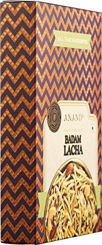 Anand Enterprises Anand Badam Lacha - Crunchy Fried Potato Strips with Almonds, Raisins and Cashew, 200g (Pack of 2)