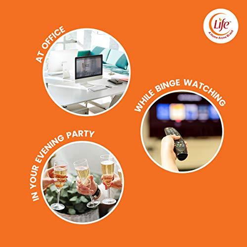 Life Life - SOYA Sticks (Schezwan Flavour) 150g Each (Pack of 3) - SOYA Snacks, Healthy Munchies, Party Snack, Protein Snack