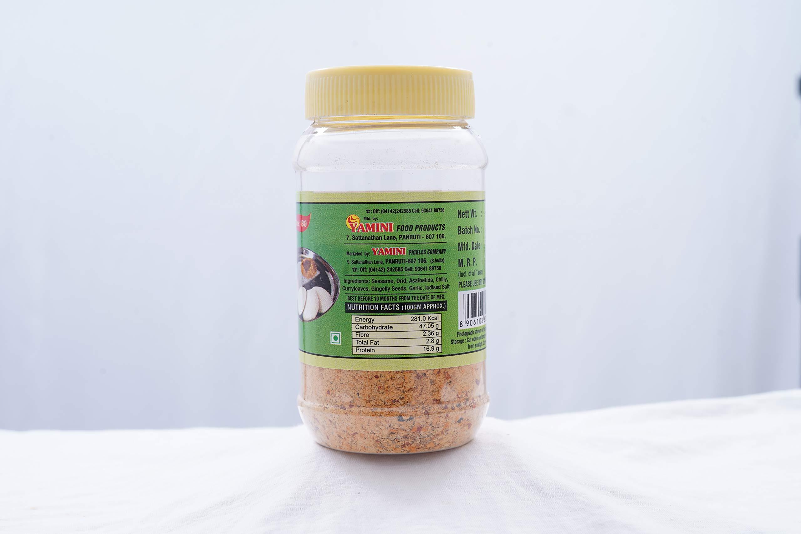 Generic Yamini Regular combo-3/ Garlic Pickle-300g,Idly Podi-150g & Garlic Chilly Idly Podi-150g ( Each-1nos)