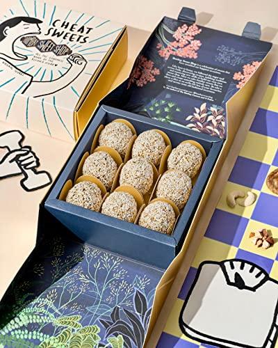 BOMBAY SWEET SHOP Bombay Sweet Shop Cheat Sweets Vegan Power Laddu| Healthy Mithai | Nuts - Cashews, Almonds | No Refined Sugar | Guilt-Free | 100% Vegetarian & No Preservatives