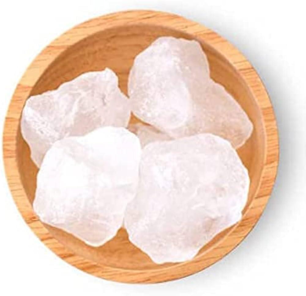 PUREPIK Pure Pik Alum Stone, Fitkari Stone (1800 gram) | Phitkari, White Crystal Stones, Fitkari For Skin Tightening And Glowing Skin,Vastu,Shaving,Teeth,Water Purification